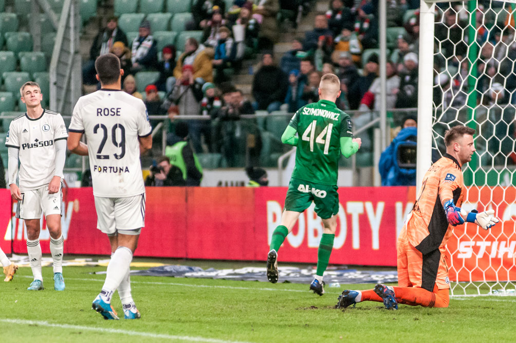 Legia Warszawa - Warta Poznań 0:1. Daniel Szelągowski; najskuteczniejsi
