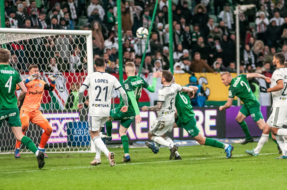 Legia Warszawa - Warta Poznań 0:1. Skrót wideo