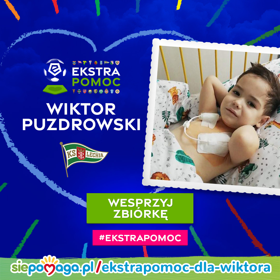 #EkstraPomoc: Lechia Gdańsk wspiera 2-letniego Wiktora