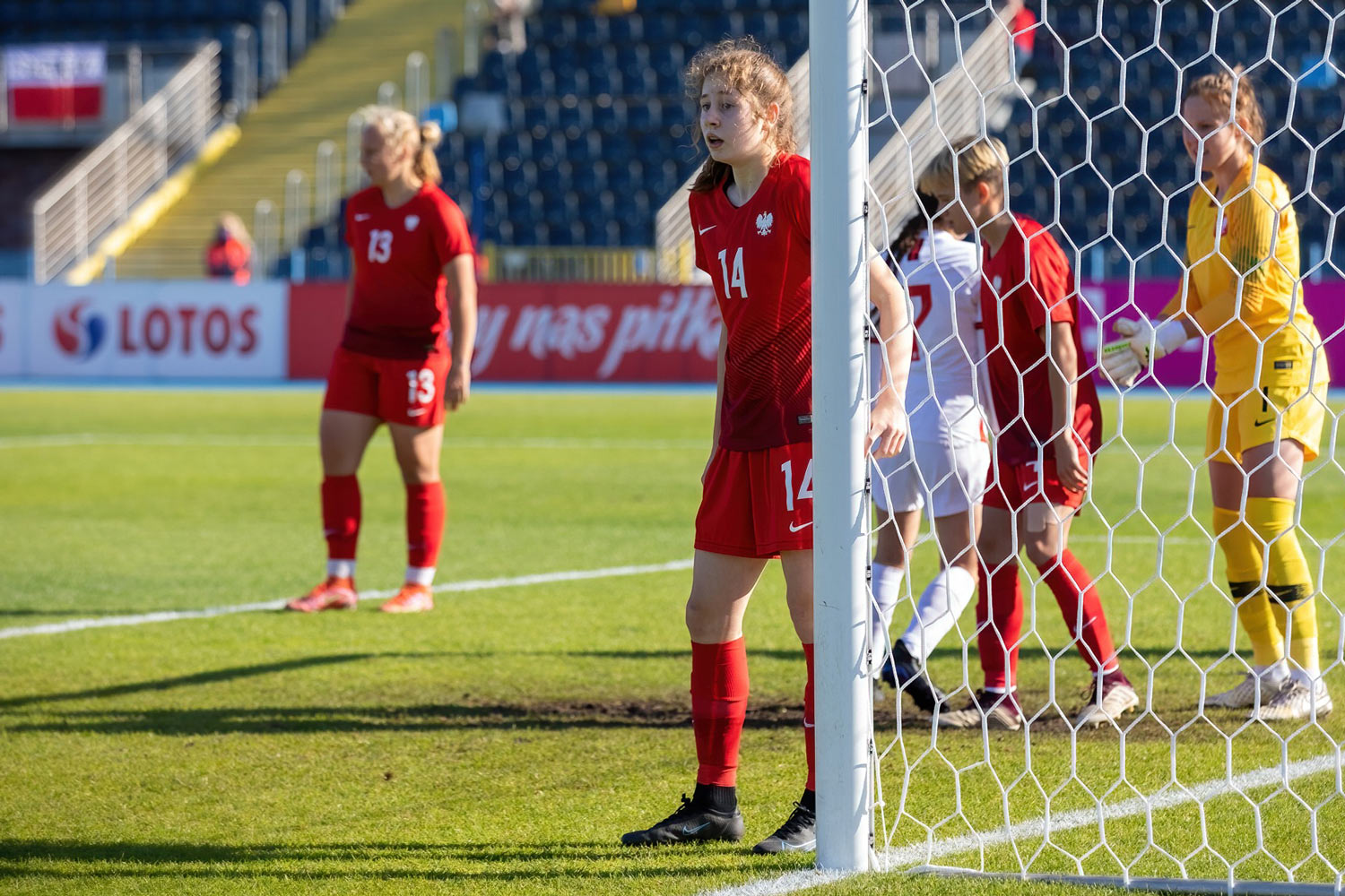 Jagoda Cyraniak (Warta Poznań) w meczu reprezentacji Polski