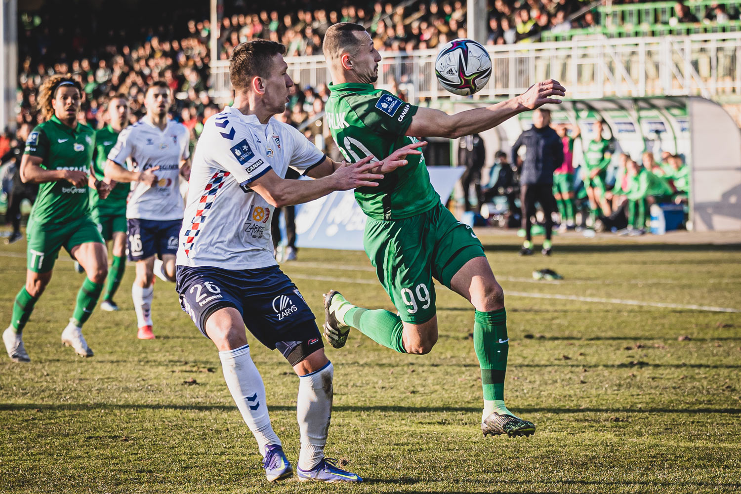 Warta Poznań - Górnik Zabrze 2:1. Adam Zrelak, szczegółowe statystyki