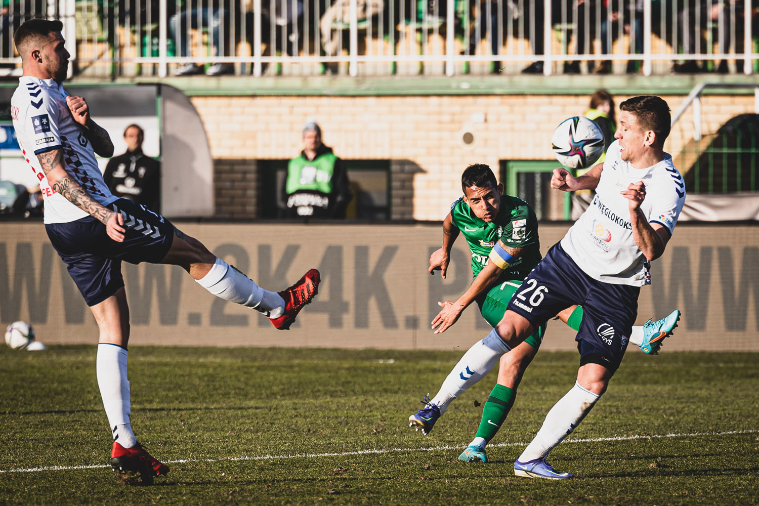 Warta Poznań - Górnik Zabrze 2:1. Frank Castaneda