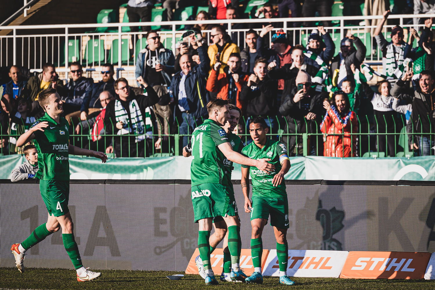 Warta Poznań, kibice w Grodzisku Wlkp.; sprzedaż biletów na mecz Warta Poznań - Cracovia