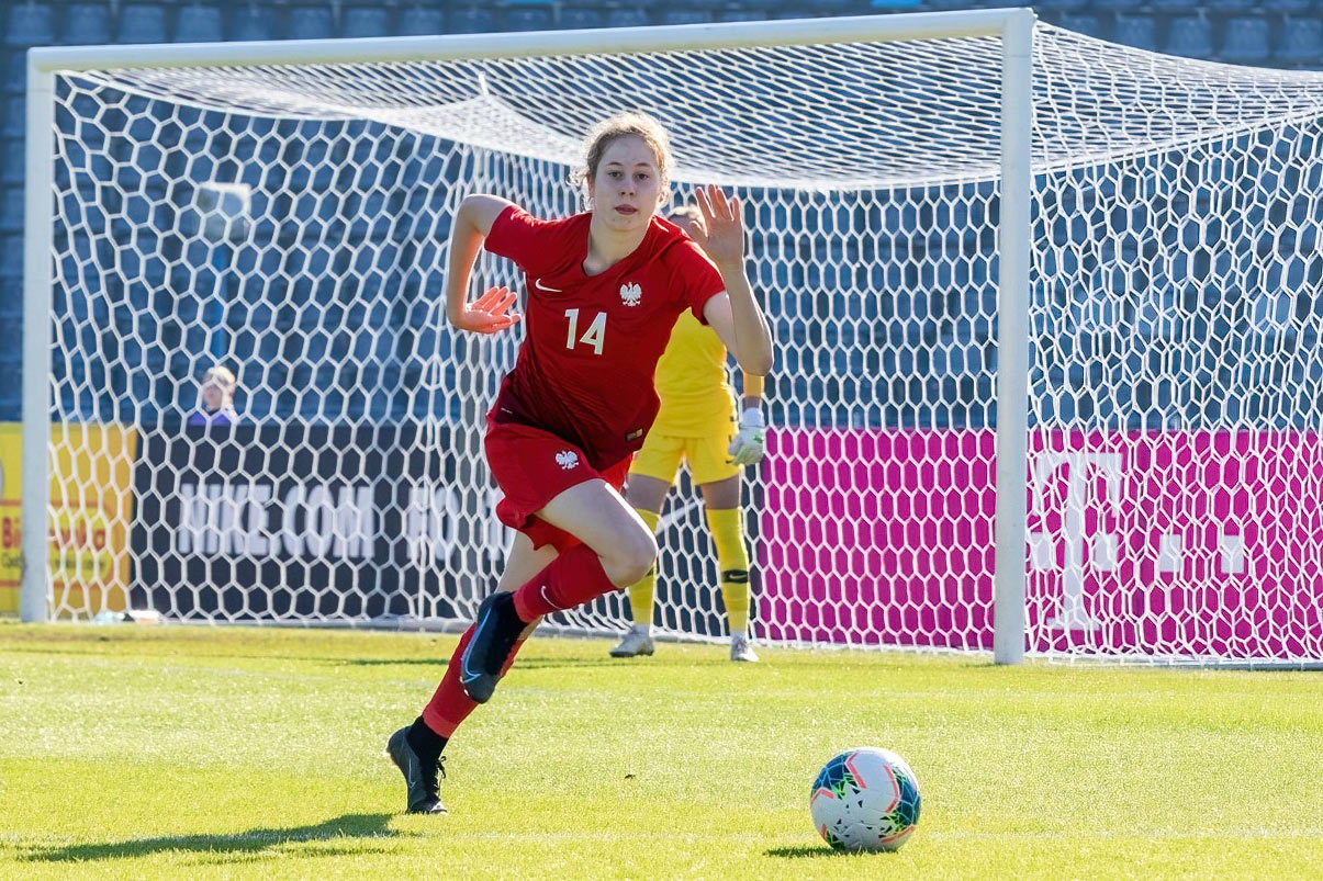 Jagoda Cyraniak (Warta Poznań) w reprezentacji Polski U-17