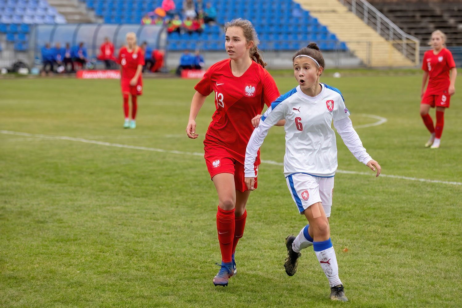 Martyna Łuczak (Warta Poznań) w reprezentacji Polski U-17