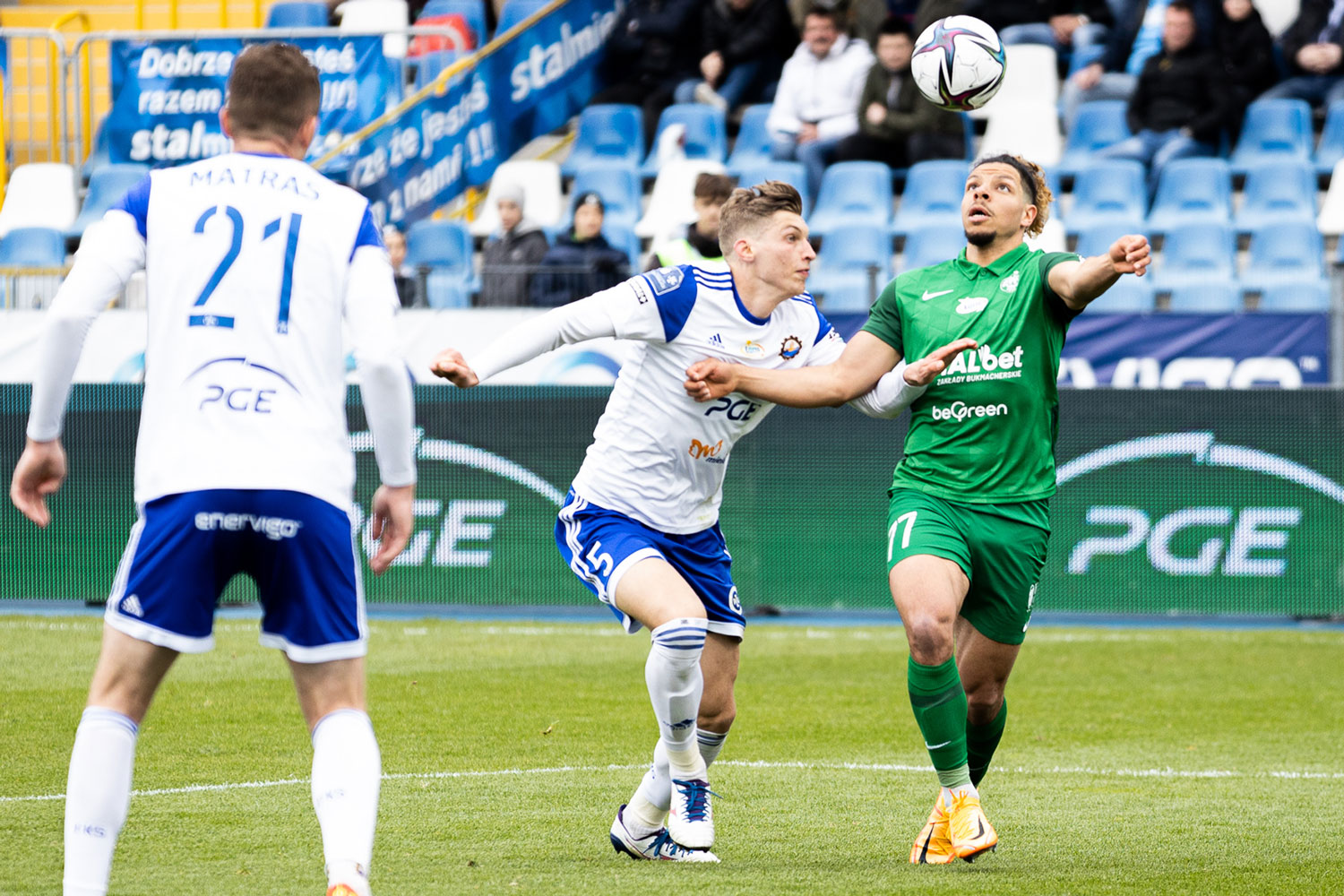 Stal Mielec - Warta Poznań 0:1. Jayson Papeau