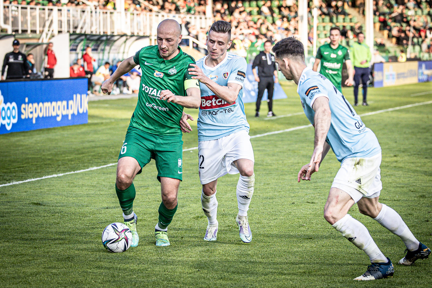 Warta Poznań - Piast Gliwice 2:3. Łukasz Trałka