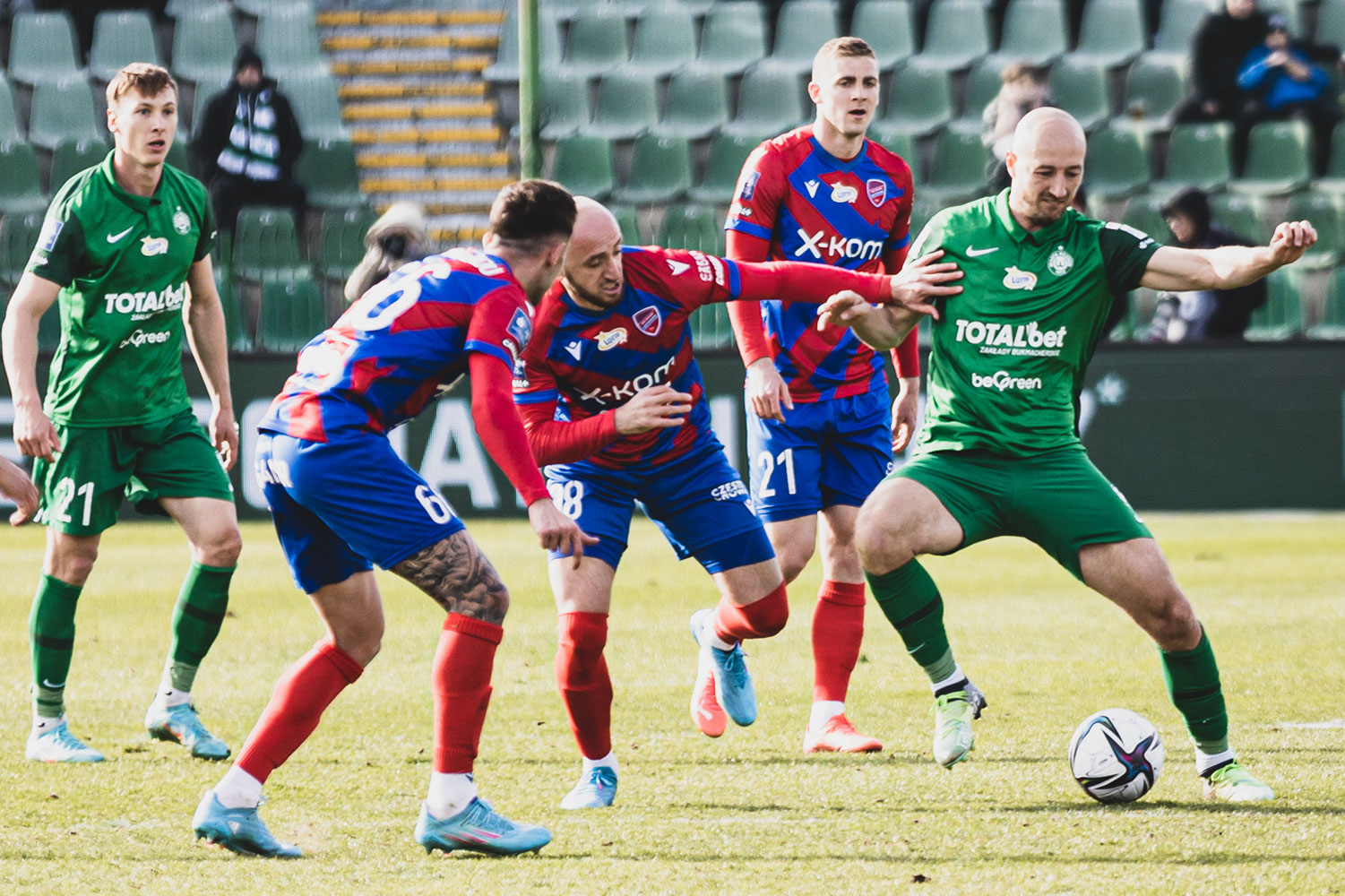 Warta Poznań - Raków Częstochowa 0:2. Łukasz Trałka. Skrót meczu, wideo