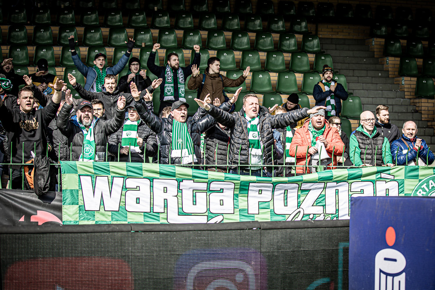 Kibice Warty Poznań w Grodzisku Wlkp. Bilety na mecz Warta Poznań - Piast Gliwice