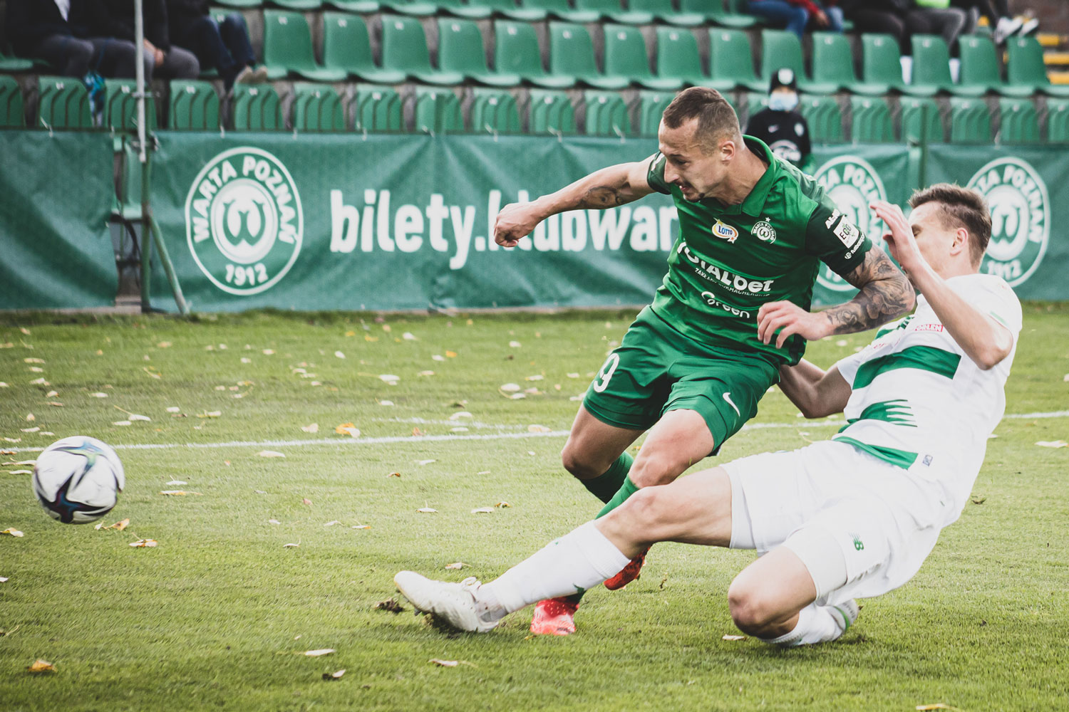 Warta Poznań - Lechia Gdańsk. Adam Zrelak
