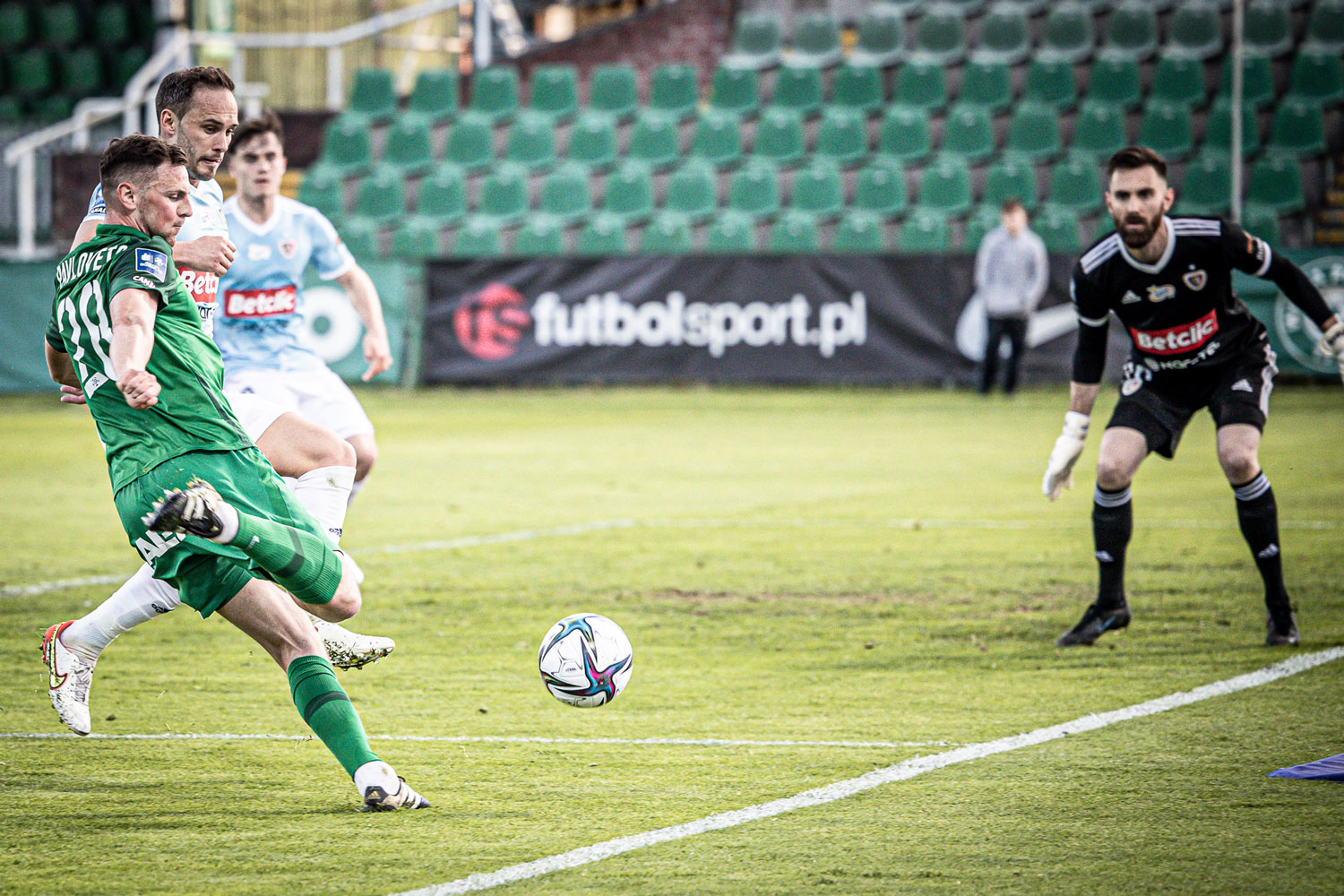 Warta Poznań - Piast Gliwice 2:3. Szczegółowe statystyki