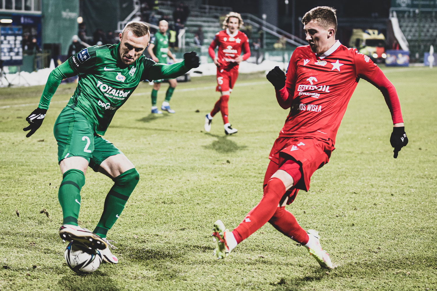 Warta Poznań - Wisła Kraków. Jan Grzesik