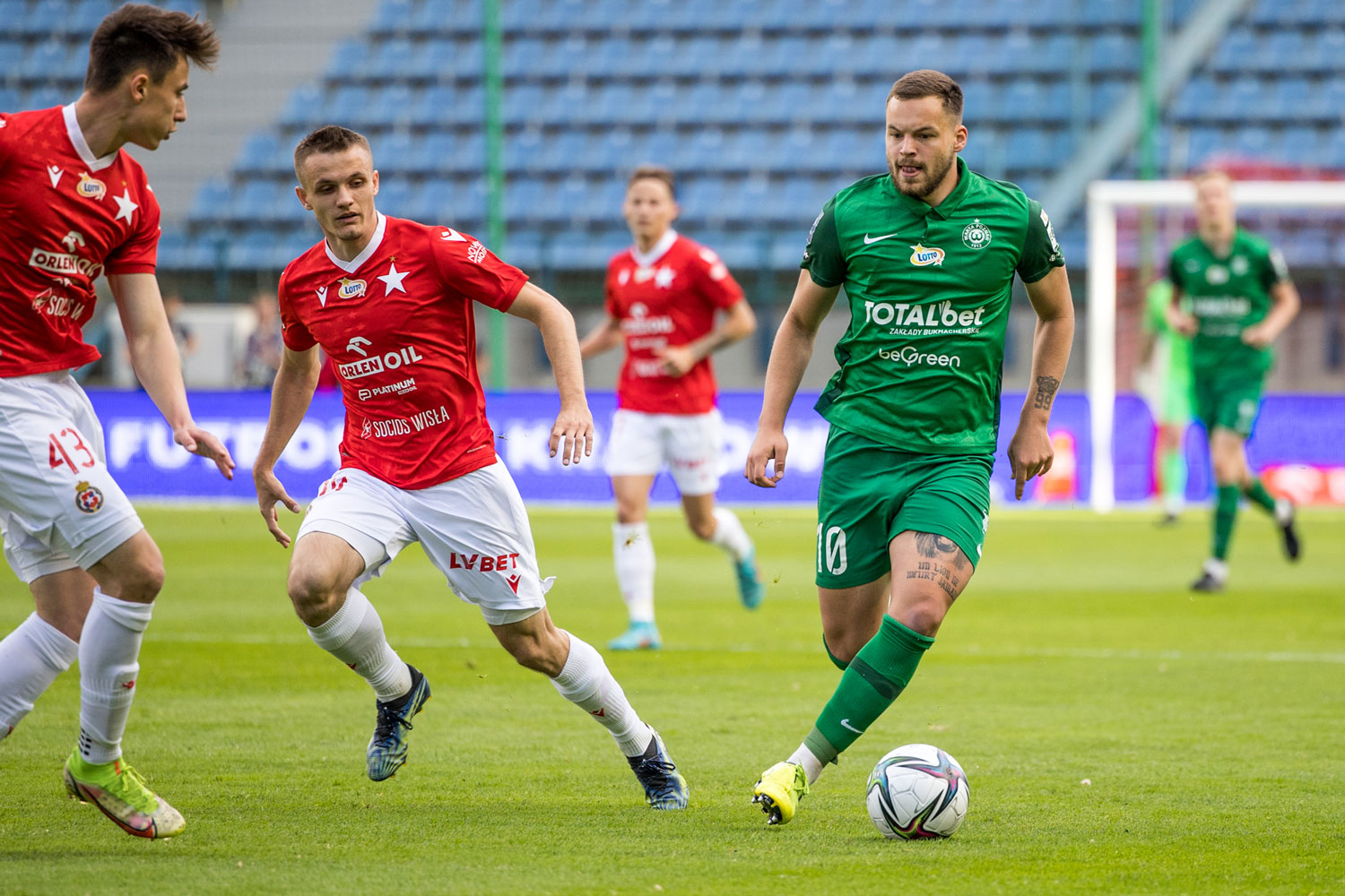 Wisła Kraków - Warta Poznań 0:1. Milan Corryn, skrót meczu, wideo