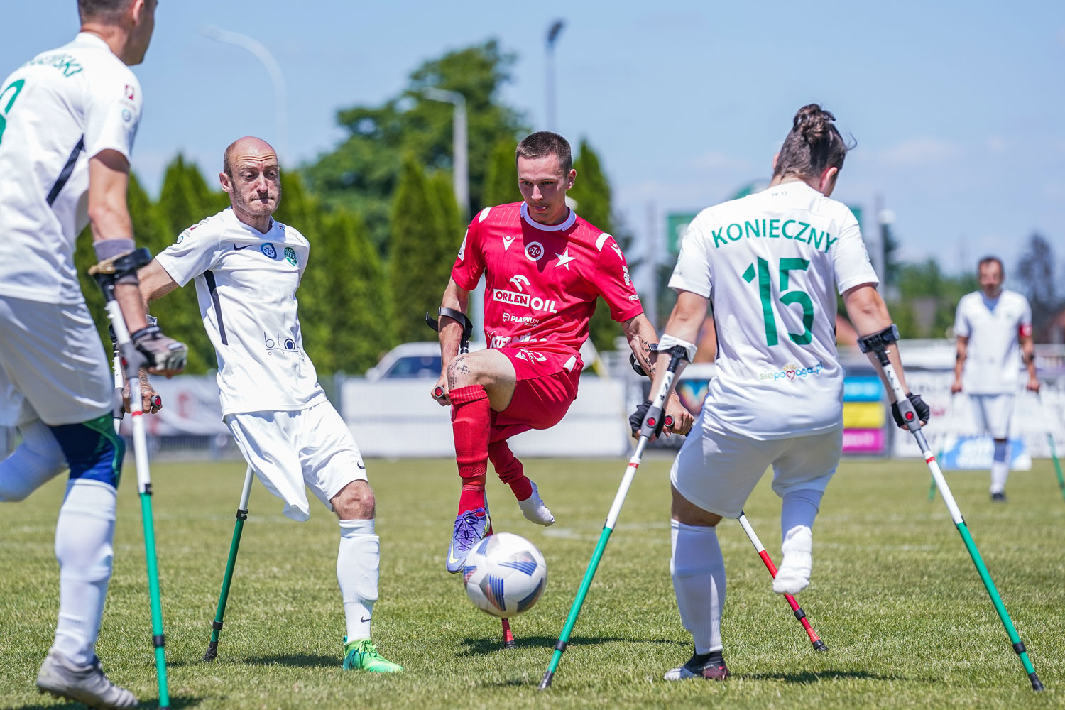 Warta Poznań - Wisła Kraków w III Turnieju Amp Futbol Ekstraklasy 2022