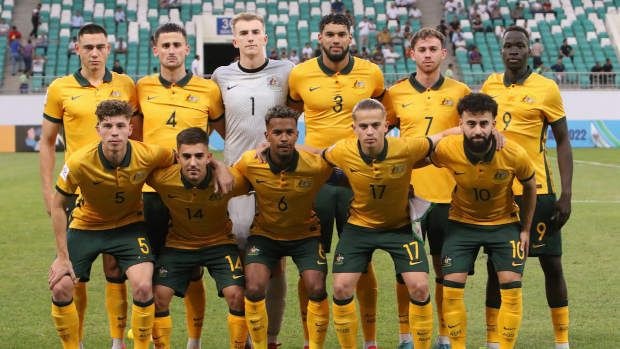 Jordan Courtney-Perkins (Warta Poznań) w reprezentacji Australii U-23