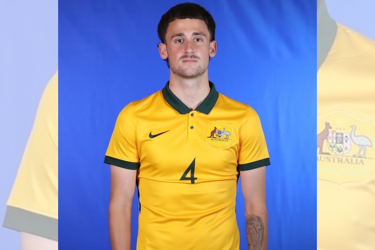 Jordan Courtney-Perkins (Warta Poznań) w barwach Australii U-23