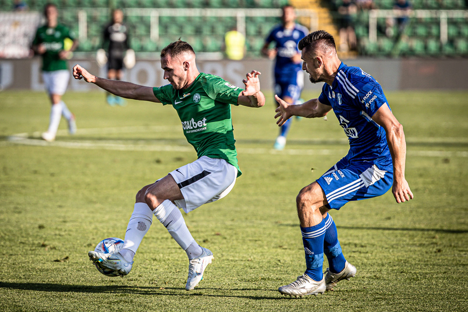 Warta Poznań - Wisła Płock 0:4. Miłosz Szczepański