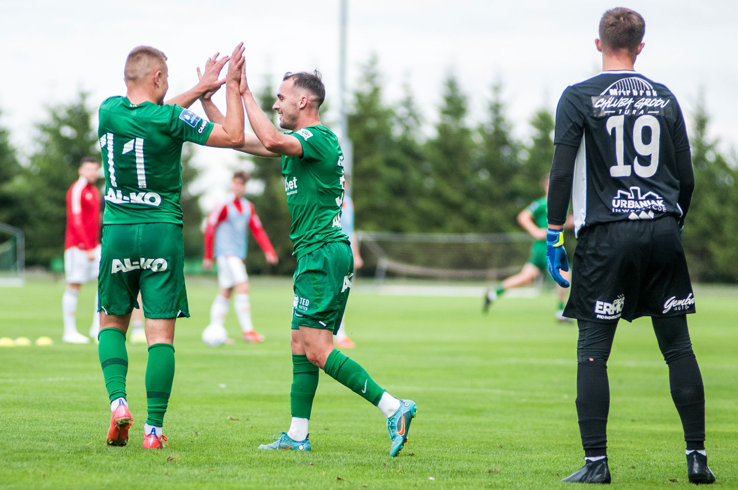 Warta Poznań - Chojniczanka Chojnice 4:2 w sparingu w Grodzisku Wlkp.