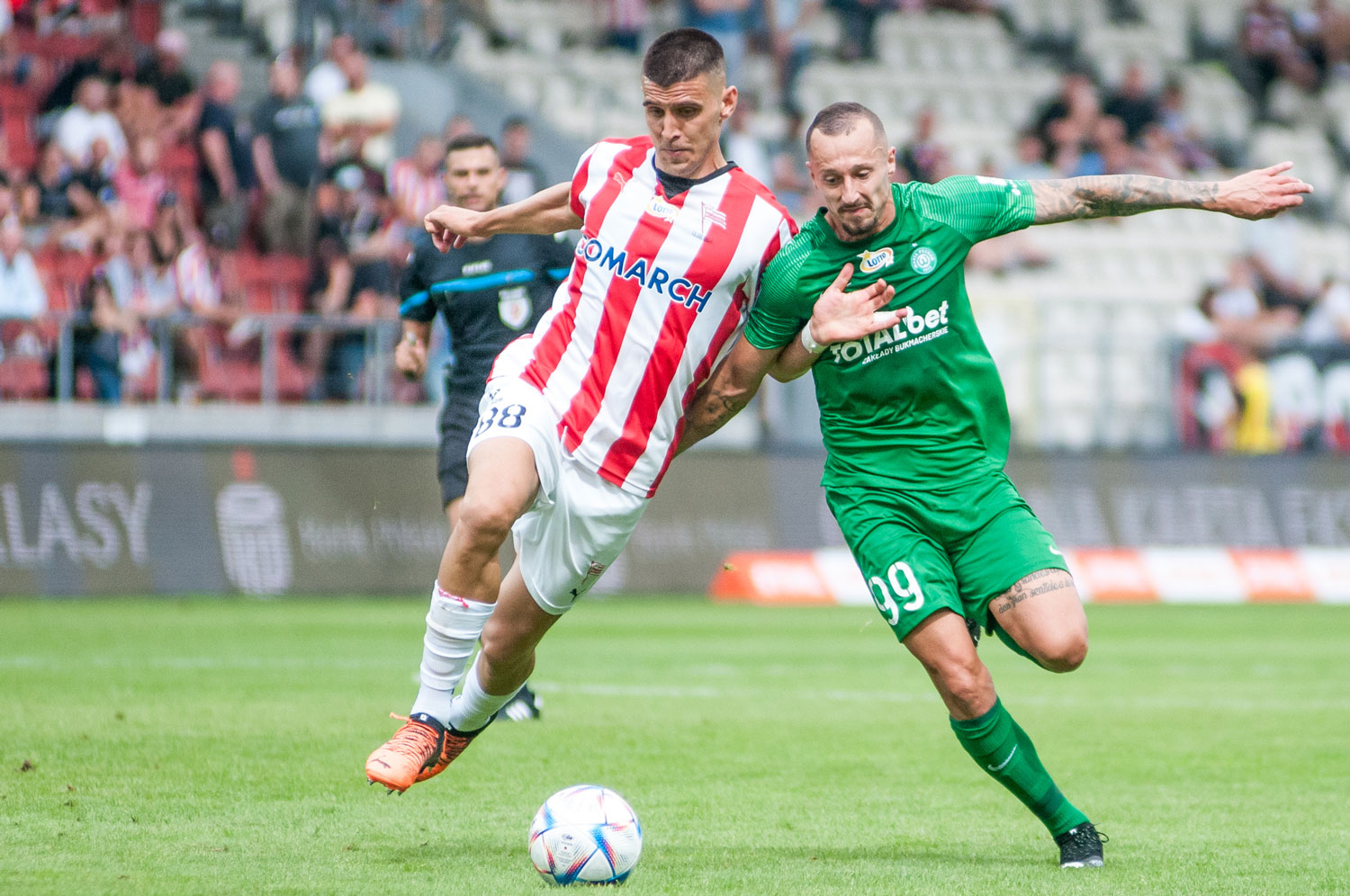Cracovia - Warta Poznań 0:2. Adam Zrelak
