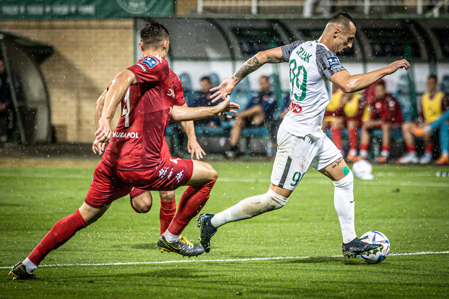 Warta Poznań - Widzew Łódź 0:1. Adam Zrelak