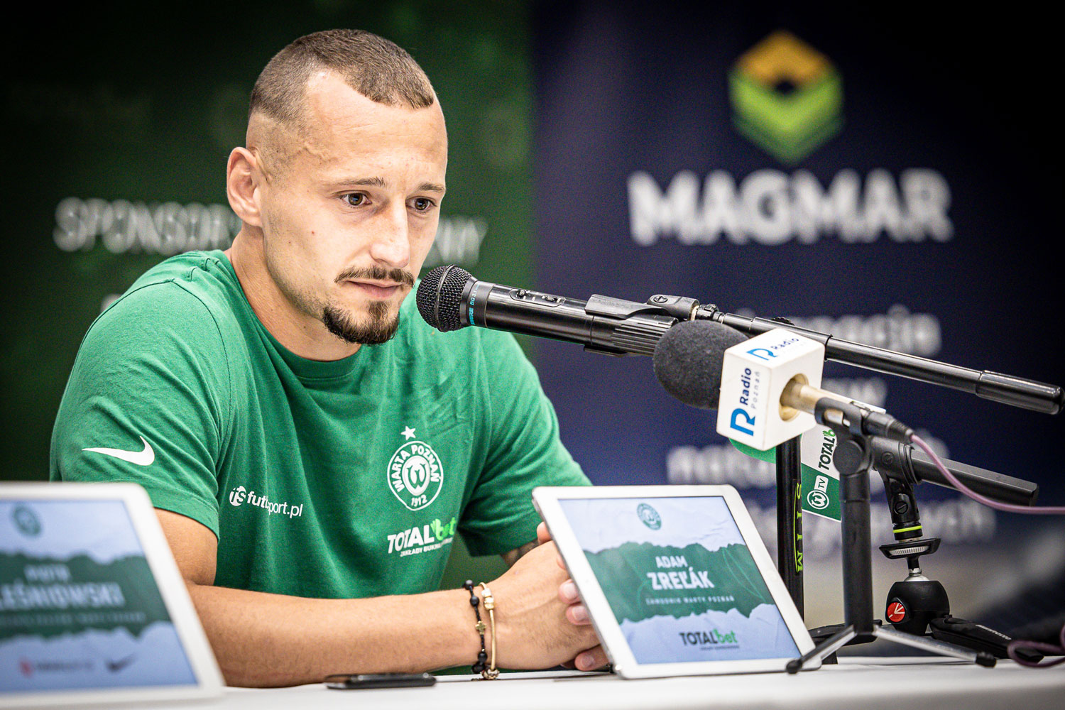 Warta Poznań - Pogoń Szczecin 1:2. Konferencja prasowa, Adam Zrelak