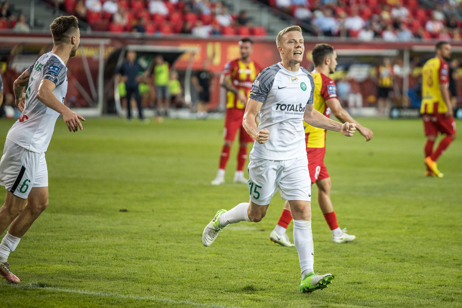 Korona Kielce - Warta Poznań 0:1. Michał Kopczyński, najskuteczniejsi