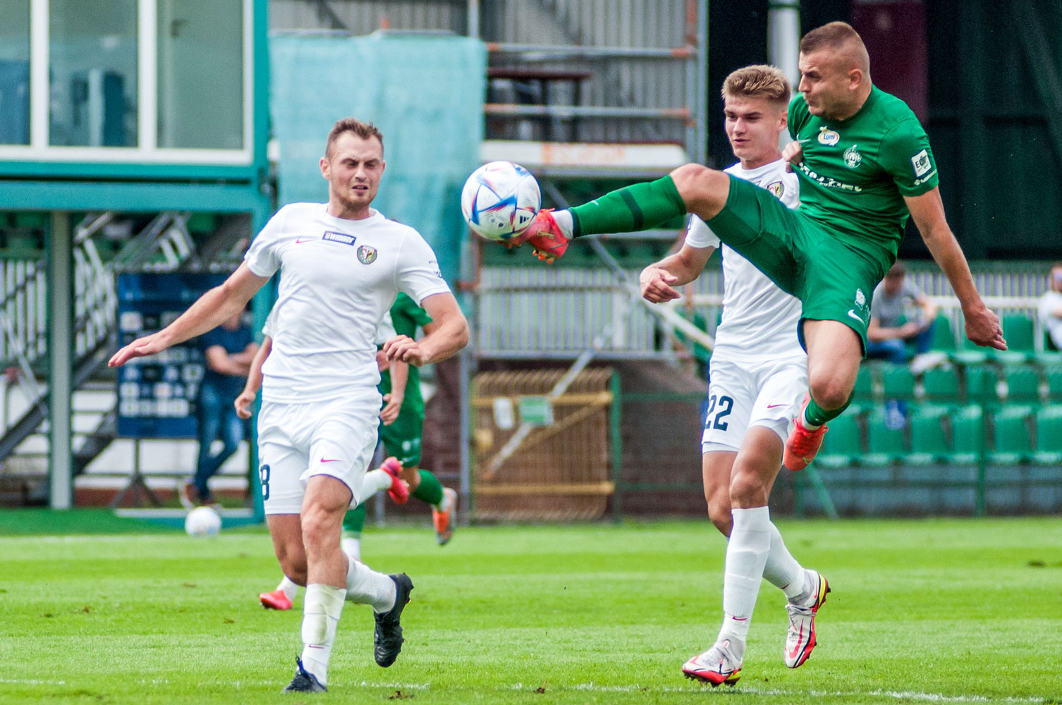 Warta Poznań - Śląsk II Wrocław 1:1 w sparingu. Michał Jakóbowski