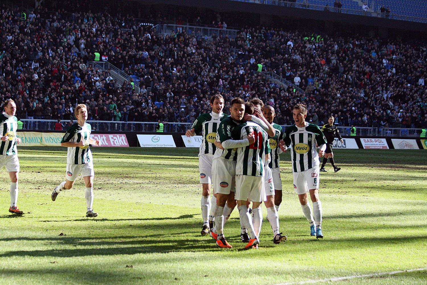 Warta Poznań - GKS Katowice na stadionie przy Bułgarskiej