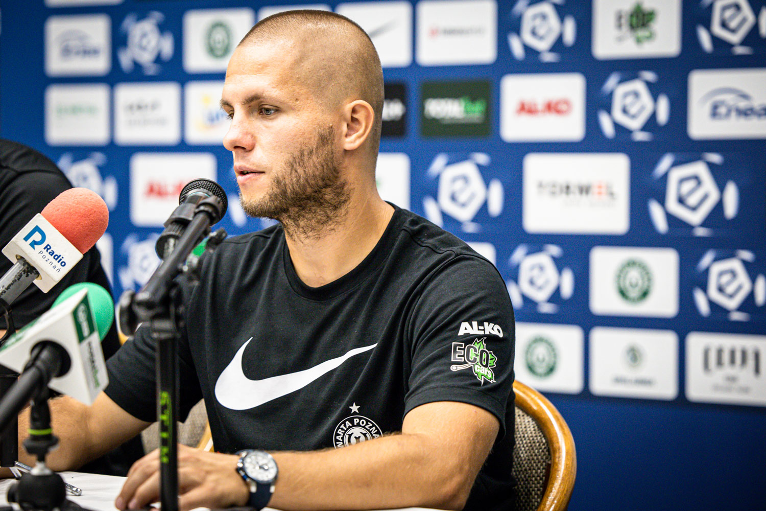 Warta Poznań - Zagłębie Lubin 2:2. Opinie trenerów, konferencja prasowa, trener Dawid Szulczek