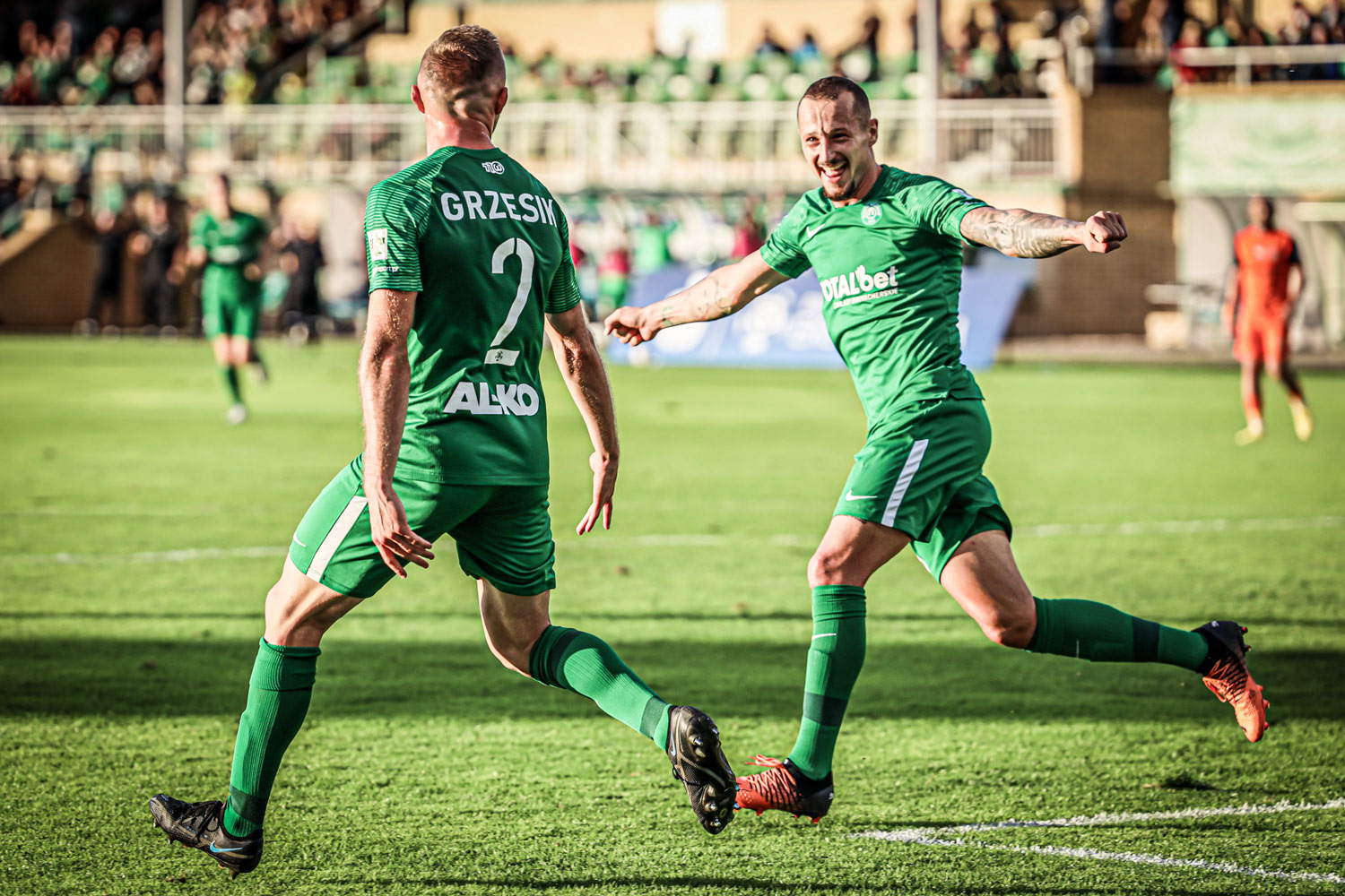 Warta Poznań - Zagłębie Lubin 2:2. Najskuteczniejsi, Adam Zrelak, Jan Grzesik