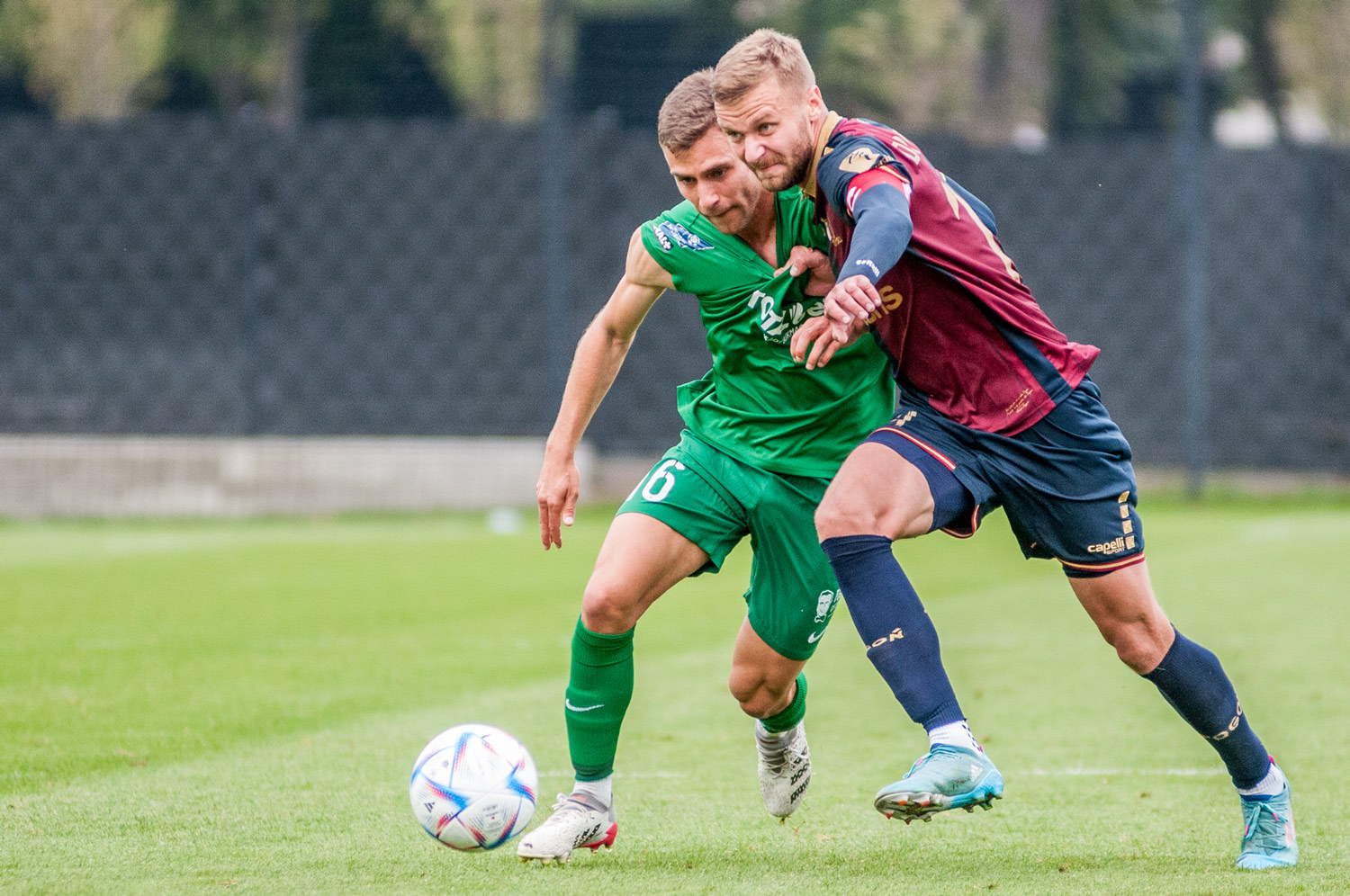 Pogoń Szczecin - Warta Poznań 3:1 w sparingu. Miguel Luis i Kamil Drygas