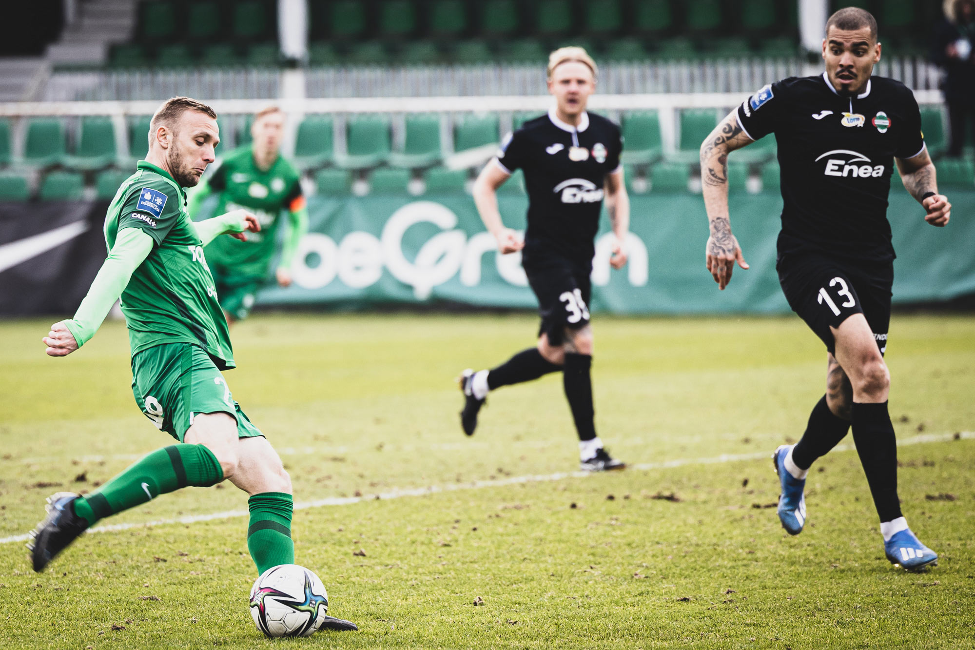 Warta Poznań - Radomiak Radom. Jan Grzesik