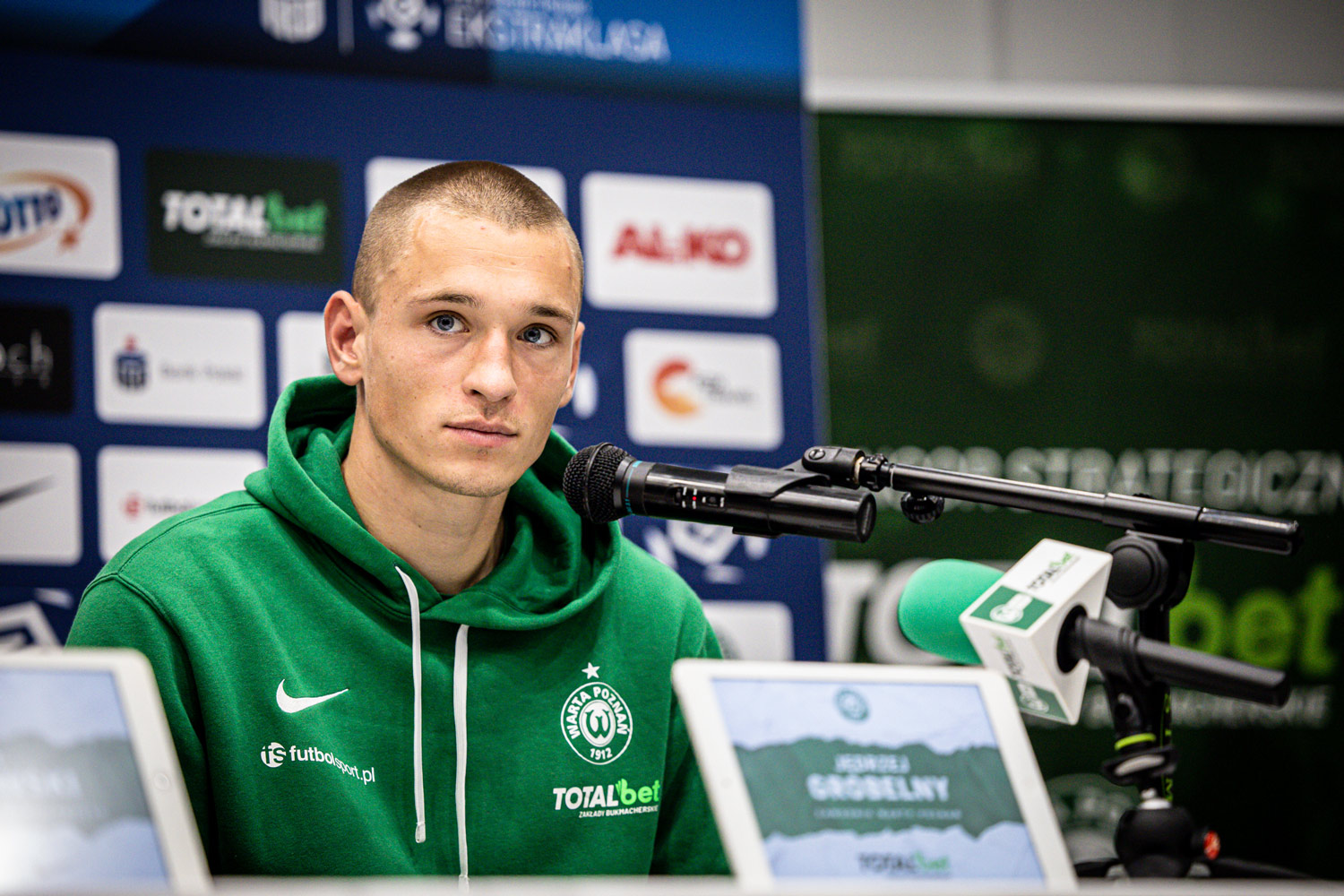 Warta Poznań - Górnik Zabrze 0:0. Jędrzej Grobelny, konferencja prasowa