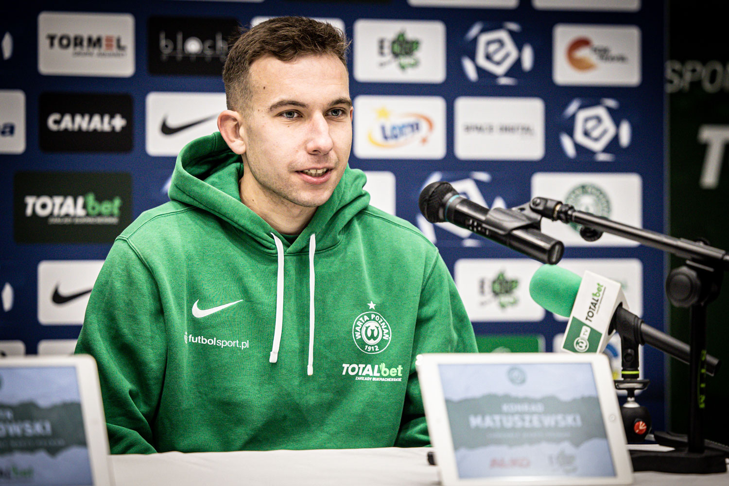 Warta Poznań - Raków Częstochowa 1:1. Konrad Matuszewski