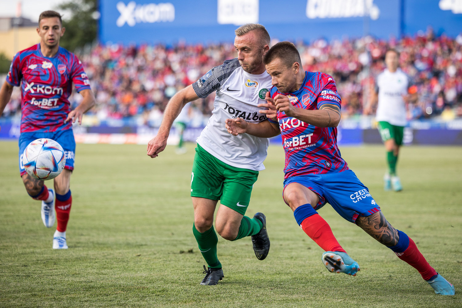 Raków Częstochowa - Warta Poznań. Jan Grzesik