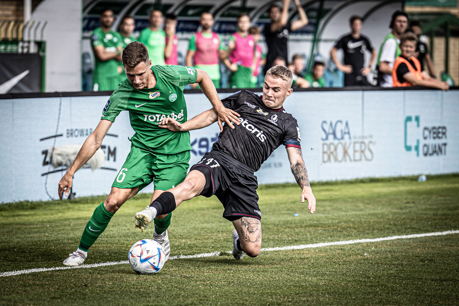 Warta Poznań - Pogoń Szczecin. Miguel Luis
