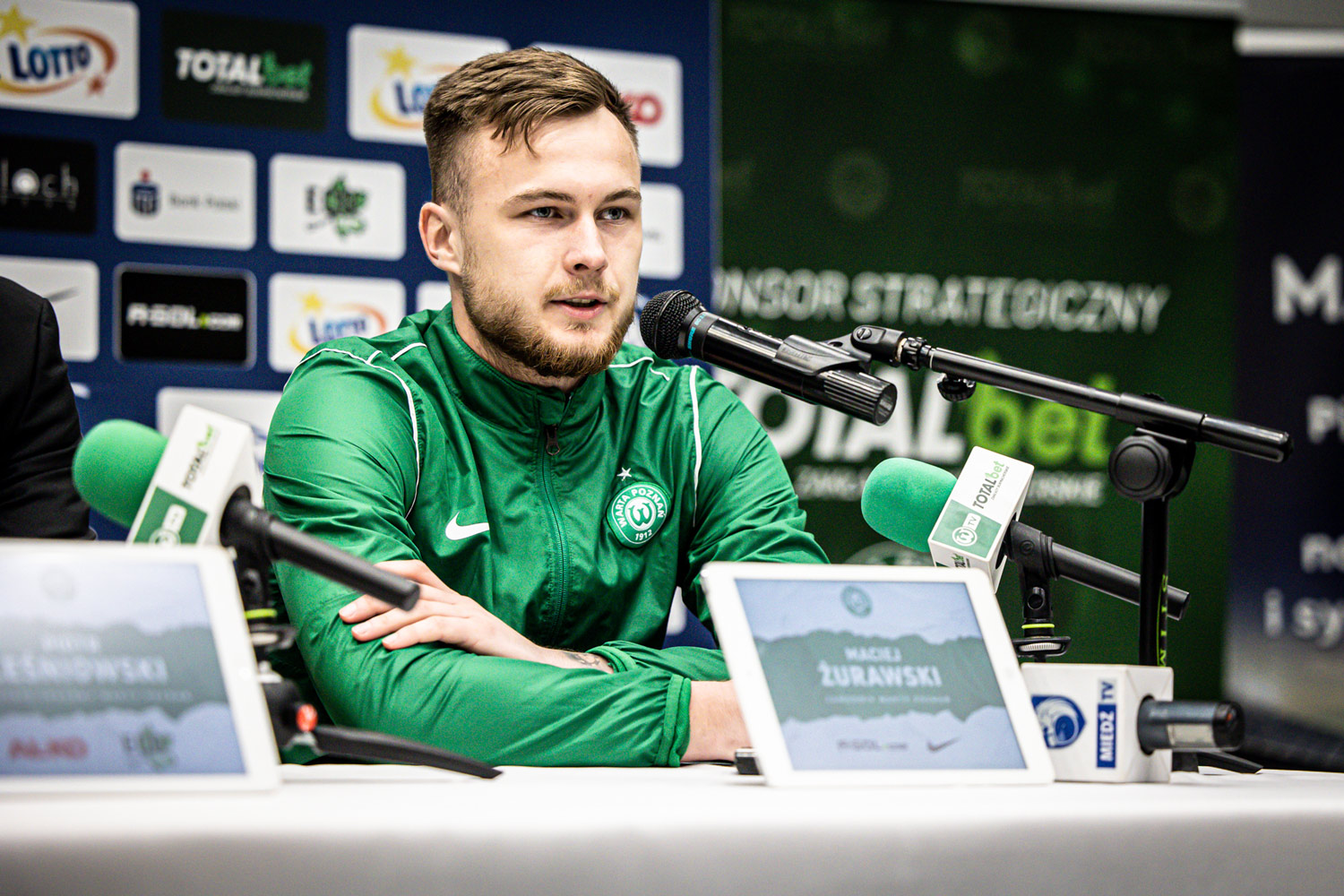 Warta Poznań - Miedź Legnica 1:1. Maciej Żurawski