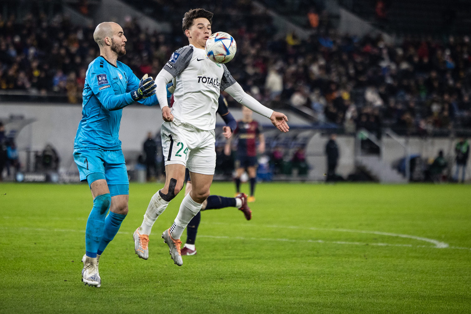 Pogoń Szczecin - Warta Poznań 3:1. Kajetan Szmyt, szczegółowe statystyki