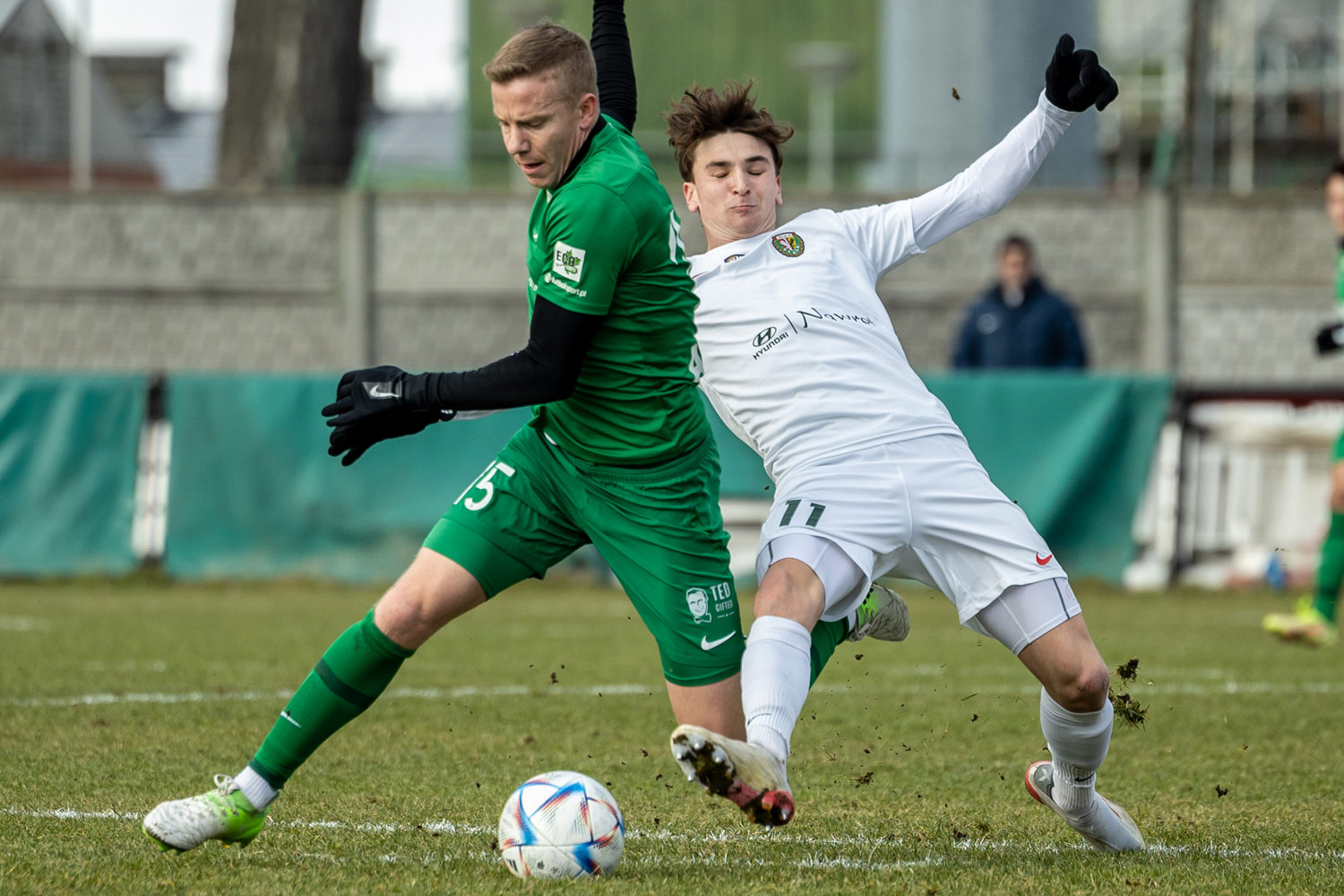 Warta Poznań - Śląsk II Wrocław 0:0 w sparingu. Michał Kopczyński