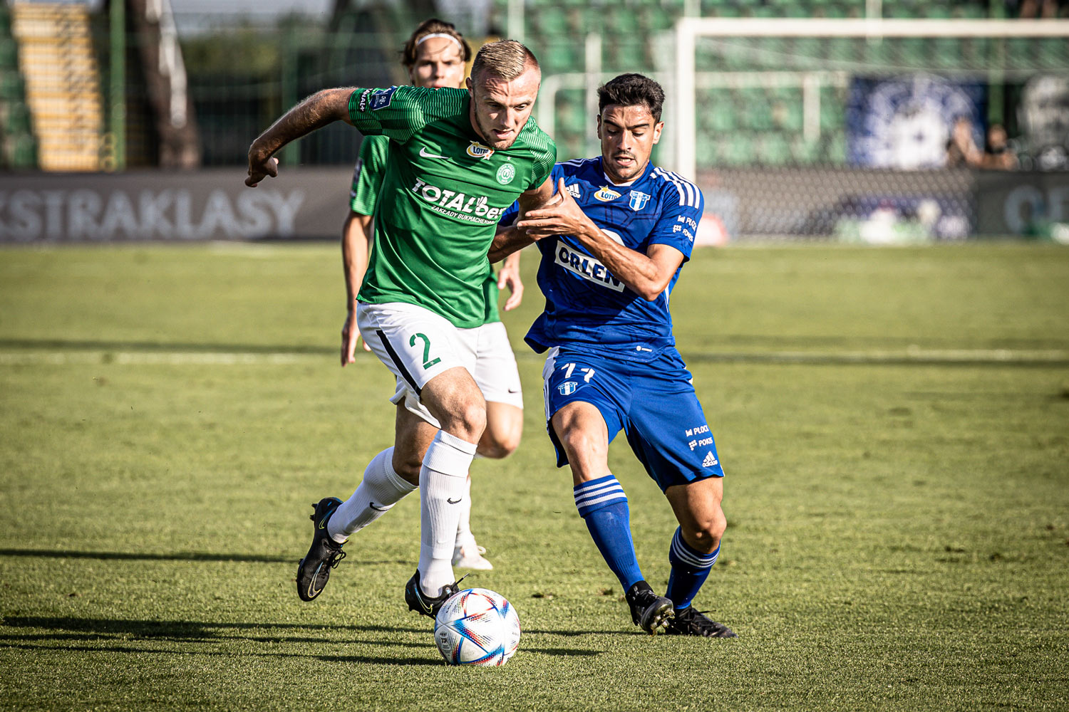 Warta Poznań - Wisła Płock. Jan Grzesik