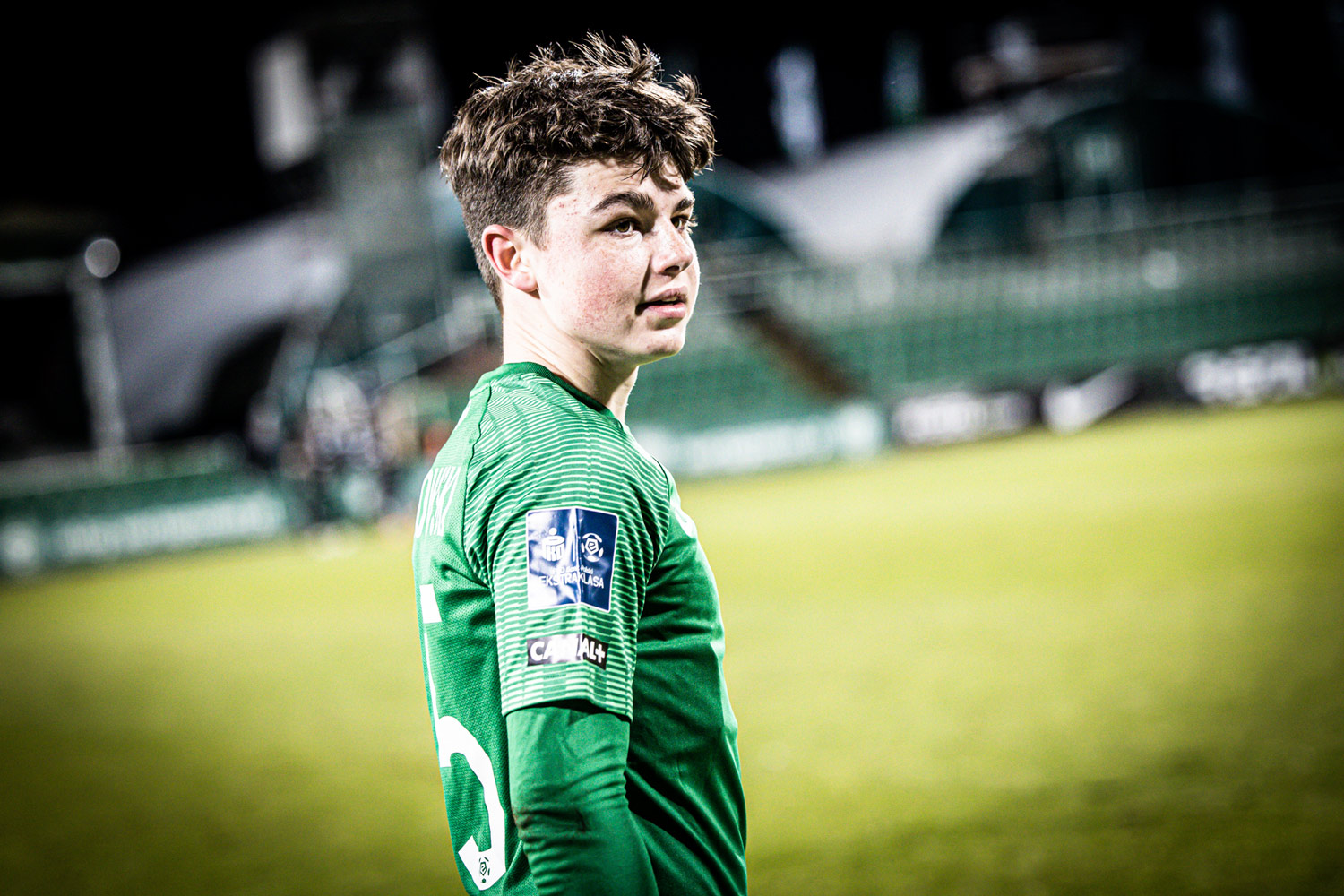 Jakub Paszkowski, najmłodszy debiutant w Ekstraklasie, w historii Warty Poznań