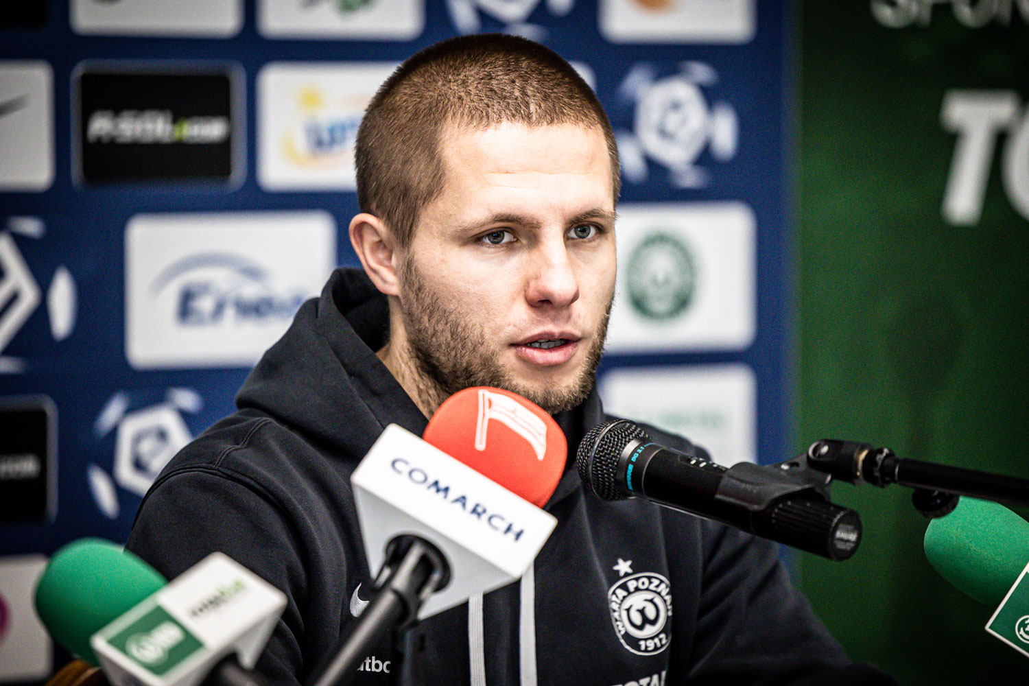 Warta Poznań - Cracovia 0:0. Trener Dawid Szulczek