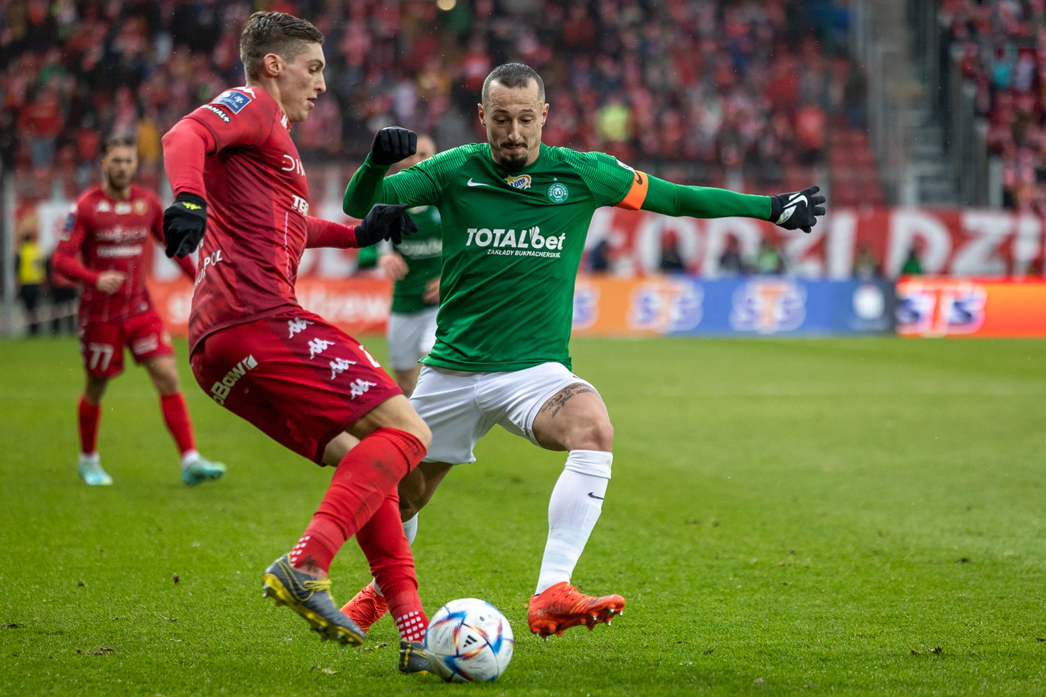 Widzew Łódź - Warta Poznań 0:2. Adam Zrelak