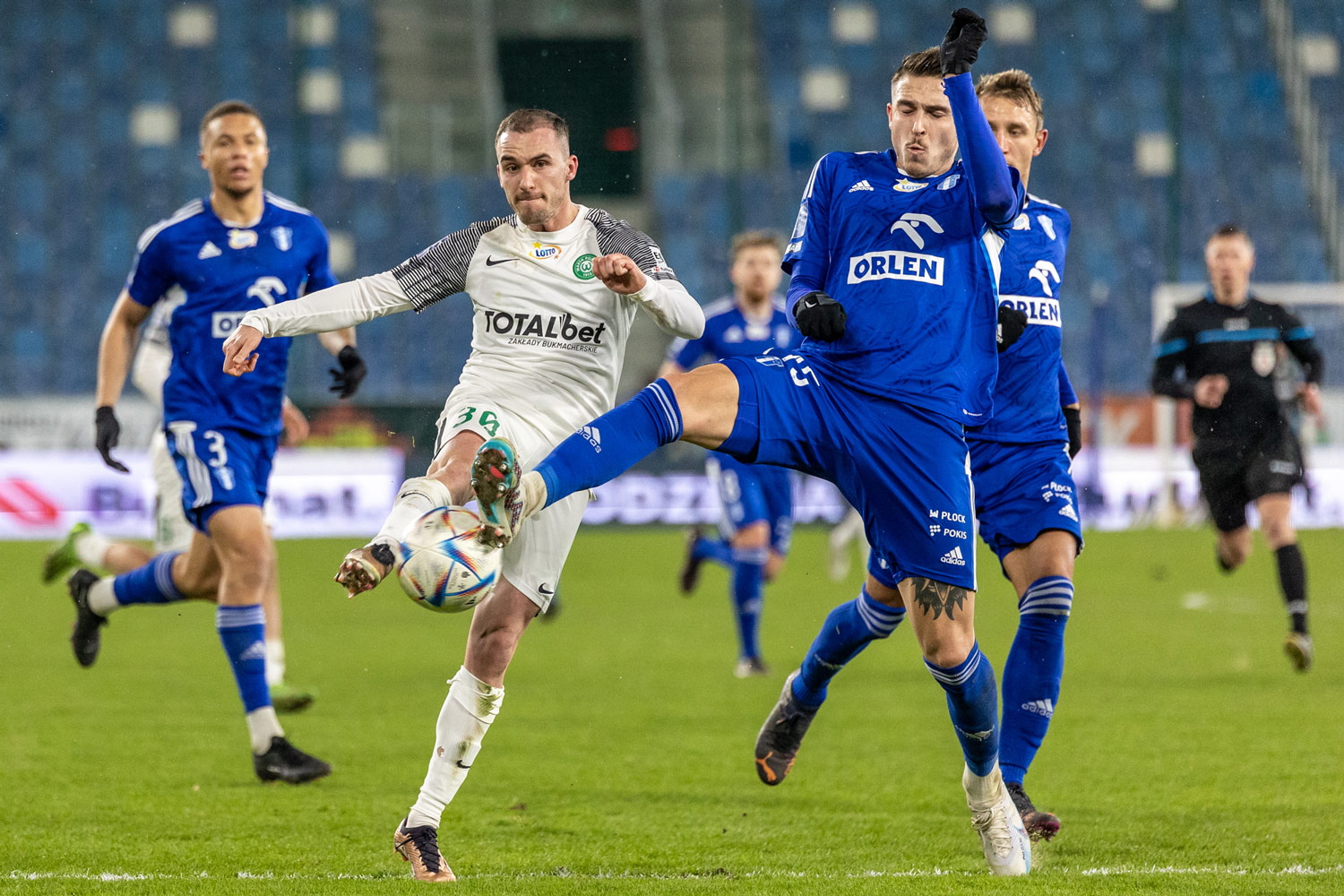 Wisła Płock - Warta Poznań 1:0. Miłosz Szczepański