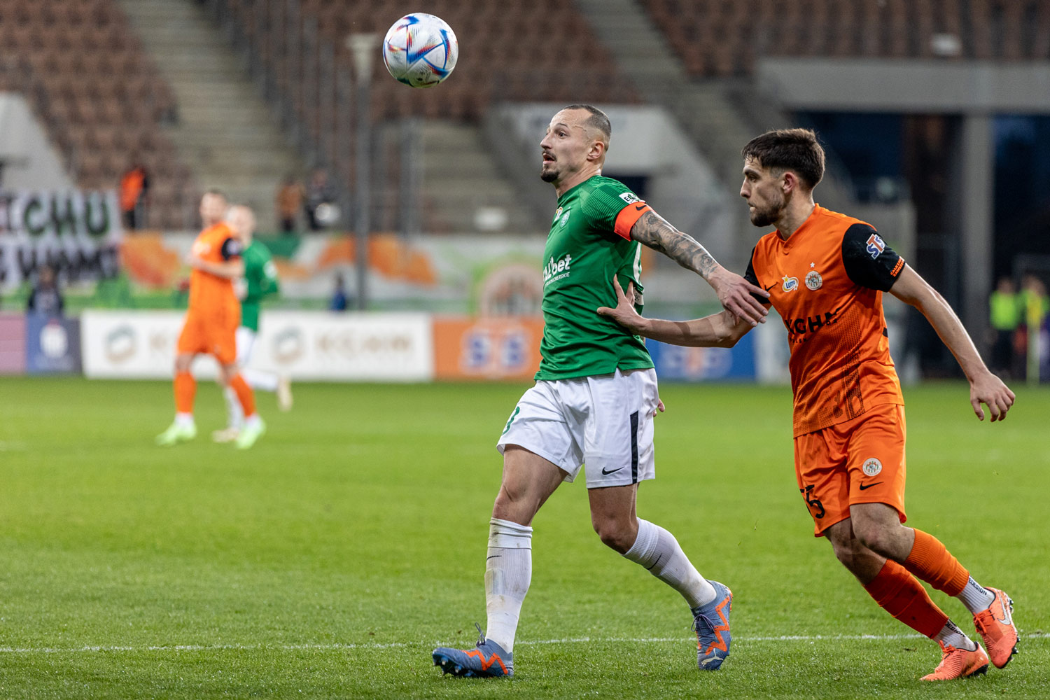Zagłębie Lubin - Warta Poznań 0:0. Adam Zrelak