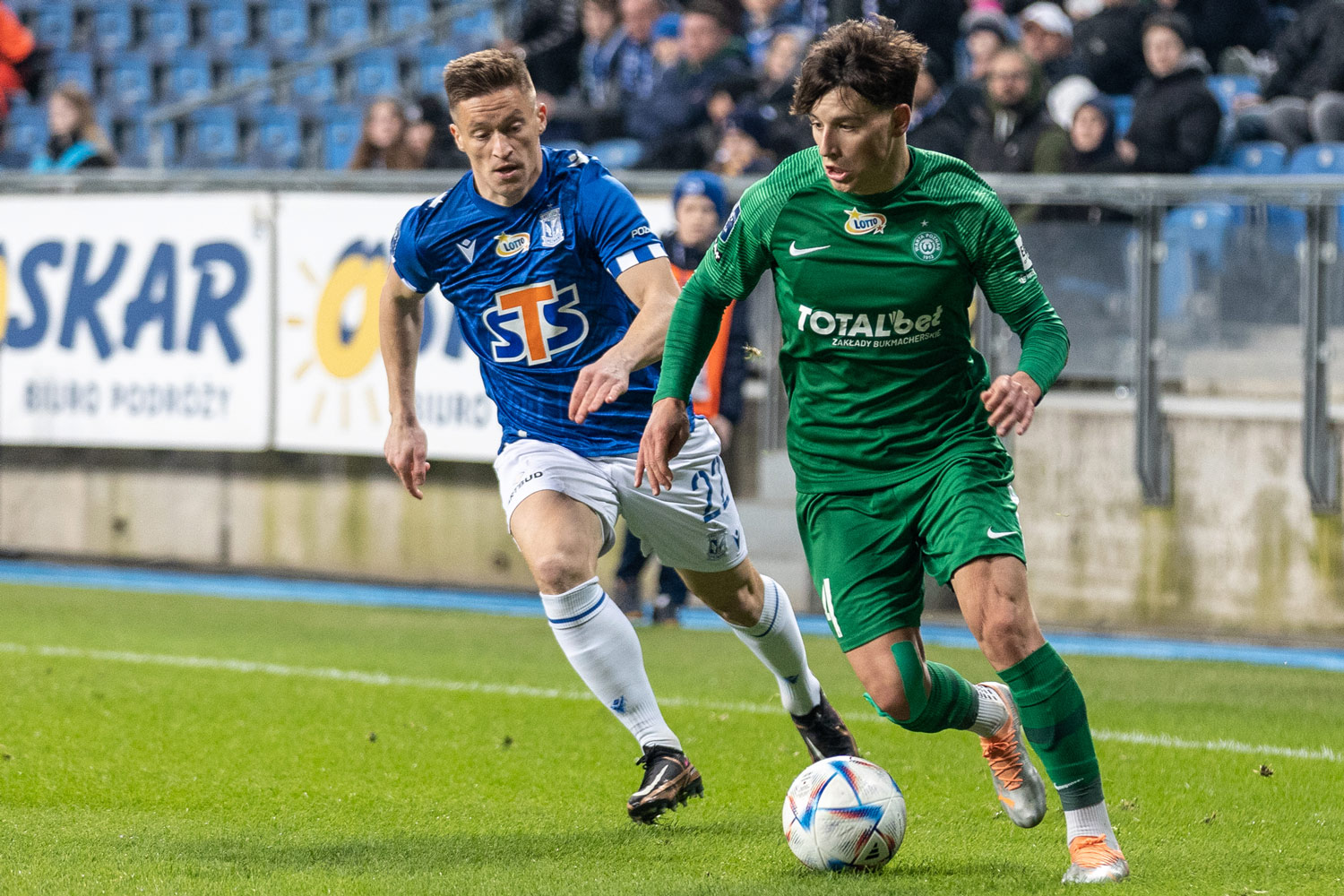 Lech Poznań - Warta Poznań 2:0. Kajetan Szmyt
