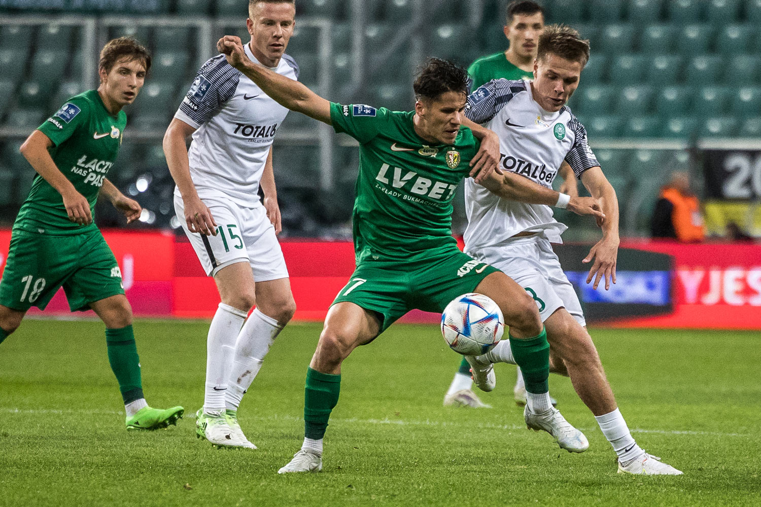 Śląsk Wrocław - Warta Poznań. Niilo Maenpaa