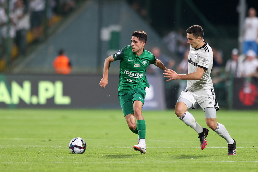 Warta Poznań - Legia Warszawa 0:2. Mario Rodriguez
