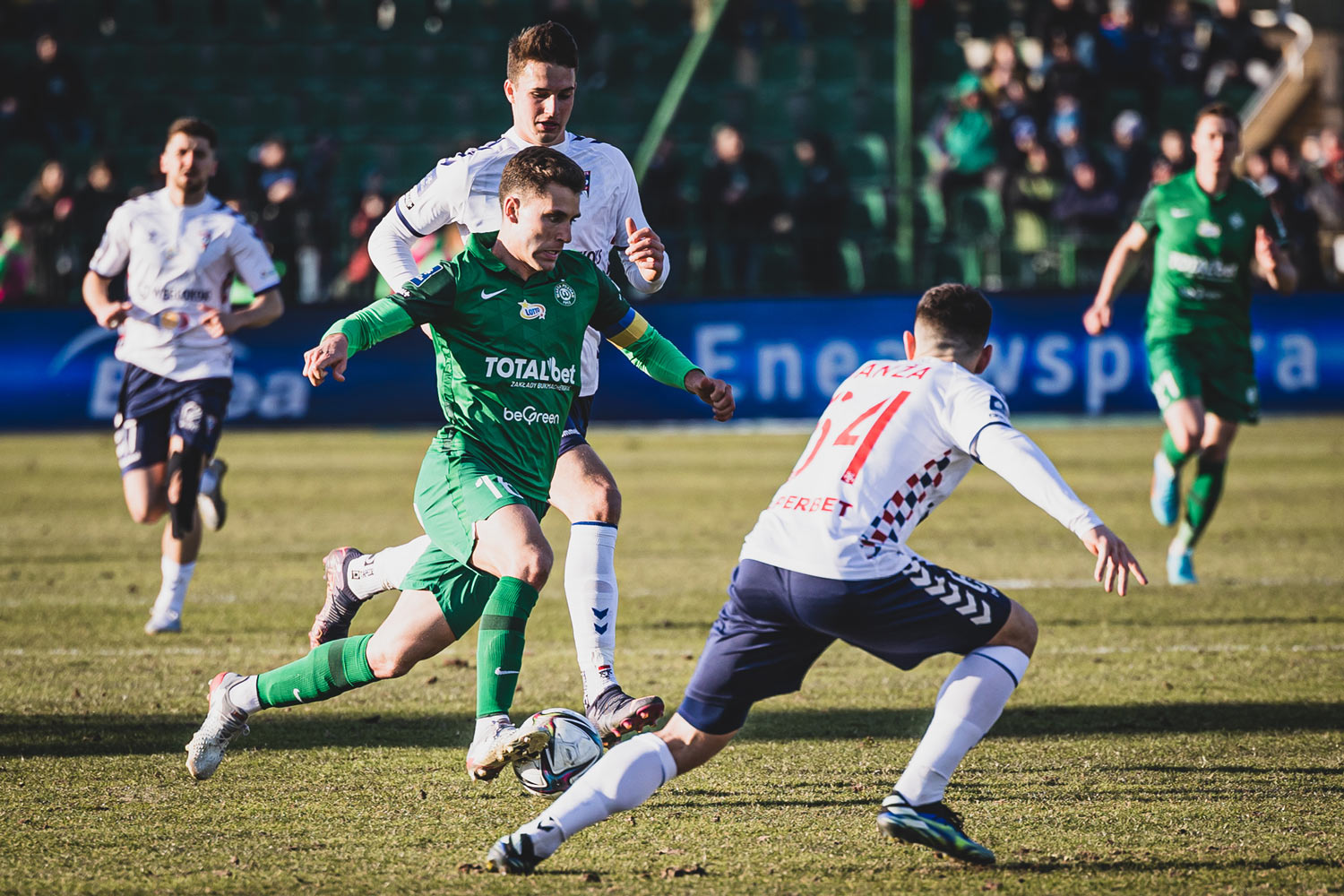 Warta Poznań - Górnik Zabrze 2:1. Miguel Luis, skrót, wideo